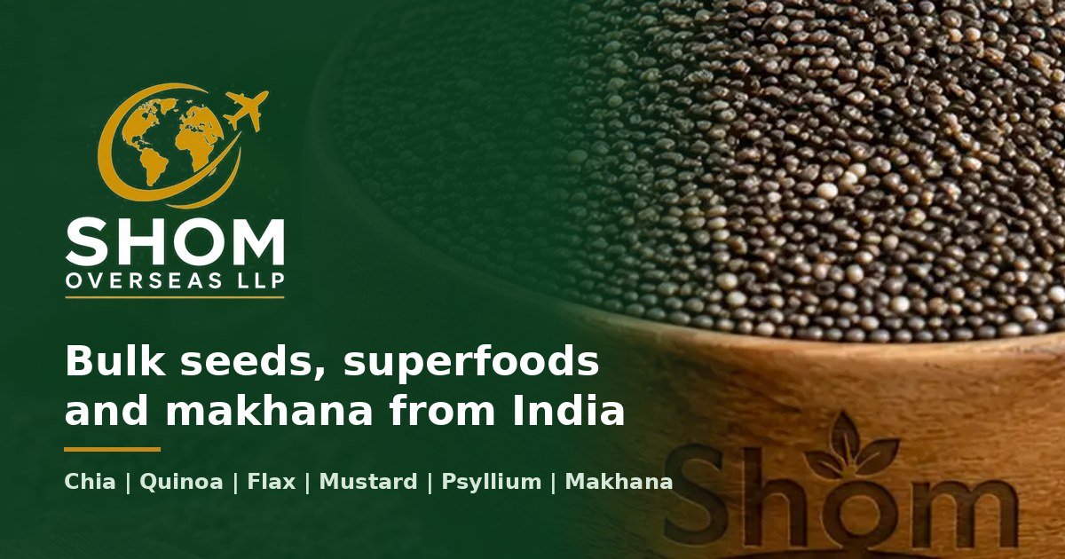 Seed Range — Chia, Quinoa, Flax, Mustard, Kalonji, Psyllium