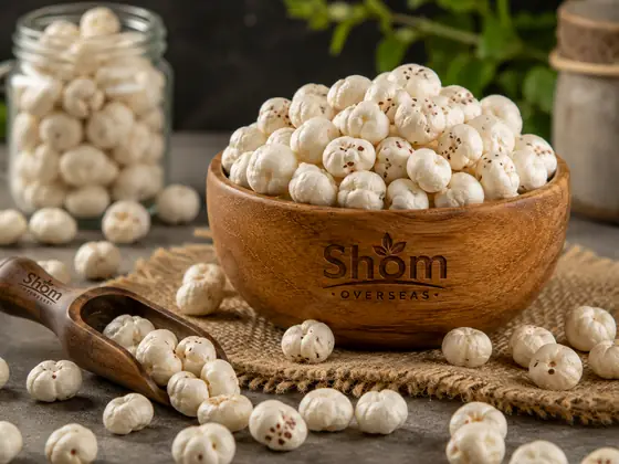 Fox Nuts (Makhana) &ndash; bulk supply, sortex graded