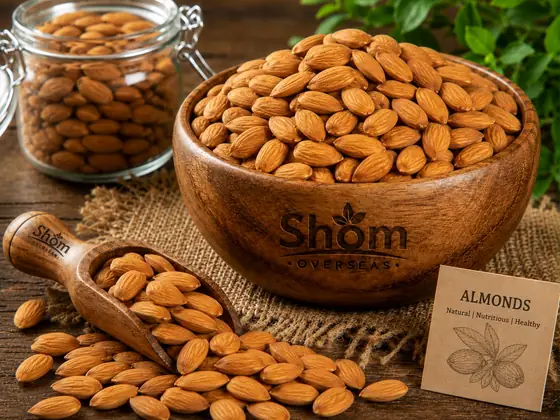 Almonds – bulk supply from Shom Overseas LLP, India