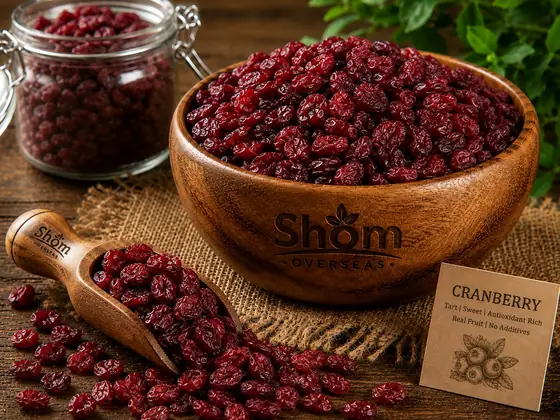 Cranberries – bulk supply from Shom Overseas LLP, India