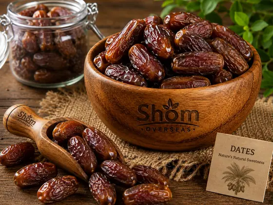 Premium Dates – bulk supply from Shom Overseas LLP, India