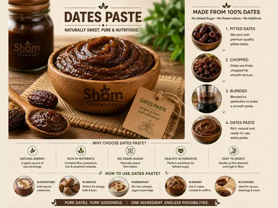 Dates Paste &ndash; bulk supply from Shom Overseas LLP, India