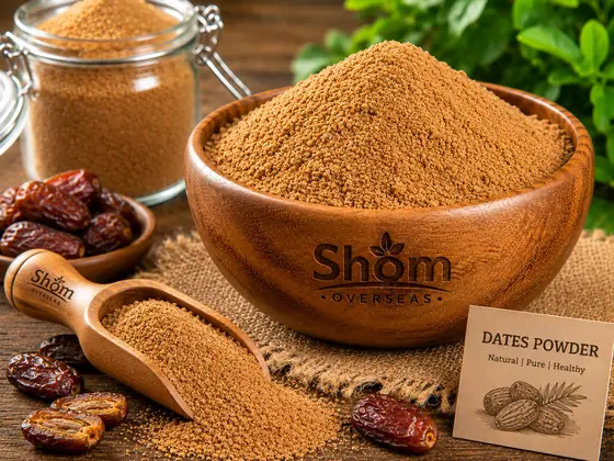 Dates Powder – bulk supply from Shom Overseas LLP, India