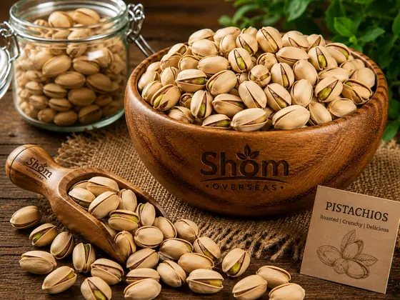 Pistachios – bulk supply from Shom Overseas LLP, India